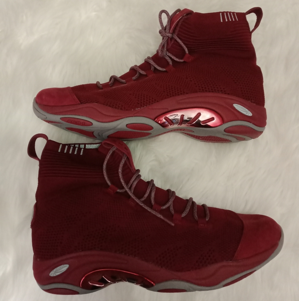 AND1 Tai Chi Knit Remix Red Marron Basketball Shoes D3030MRRN Mens Size 15 NEW